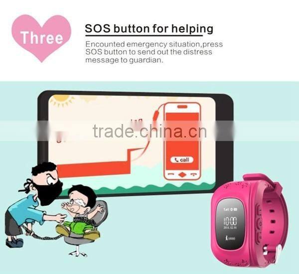 Factory Direct Sale Smart Watch Kids GPS Watch Tracker Q50