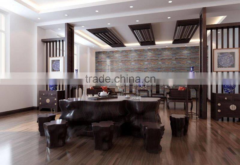 most popular europe product rusty stone mosaic interior decoration