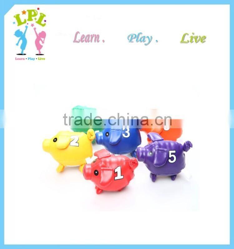 OEM play toy Very lovable kids PU hacky sack sport toys set