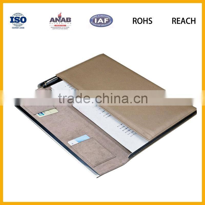 High Quality Waterproof Soft PU Report Cover Presentation Cover File Cover for School Office