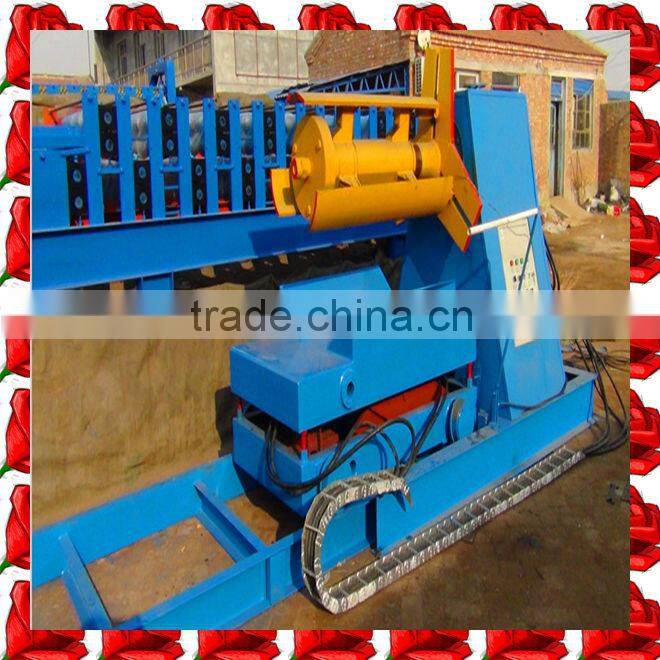 Single head uncoiler with coil car