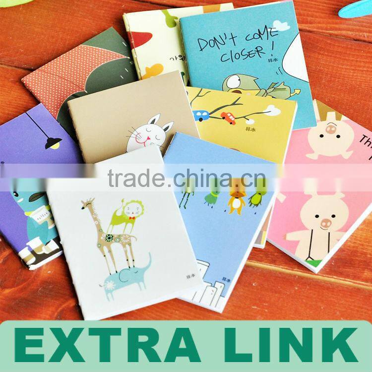 2014 Recycled Cartoon Paper Notebook Printing With High Quality And Fast Delivery