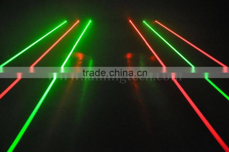 LN300 1000mW RG 8-Head Mobile Fat-Beam Laser Net