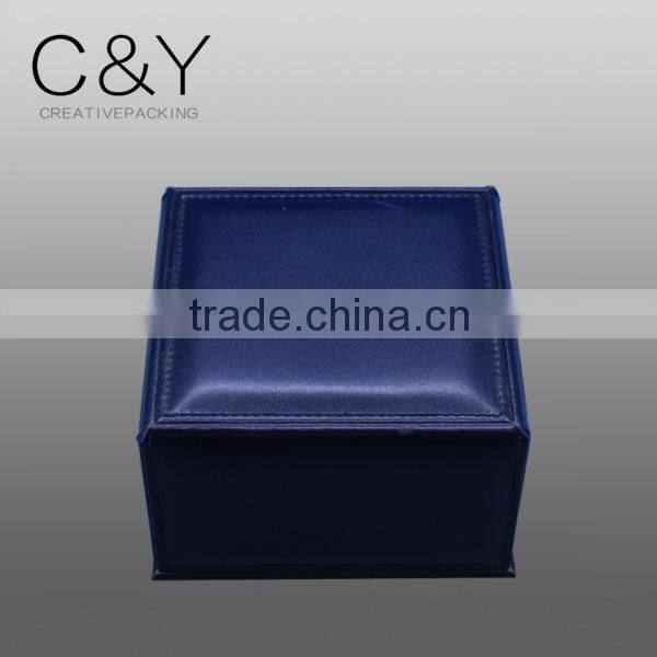 Top grade deep blue jewelry box with for fast delivery