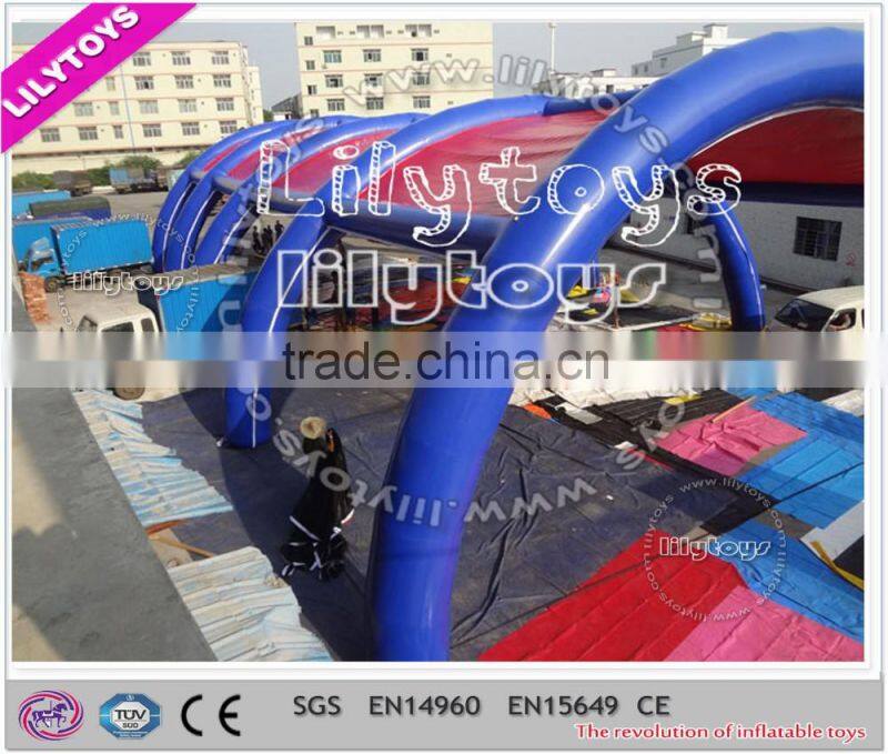 China Lilytoys large inflatable playground sport game covering playhouse