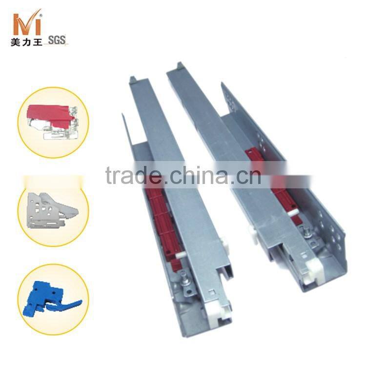 3 Fold Undermount Push to Open Drawer Slides