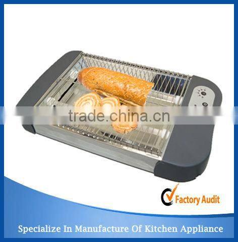 Hot Home Electric Flat Toaster with VDE Plug