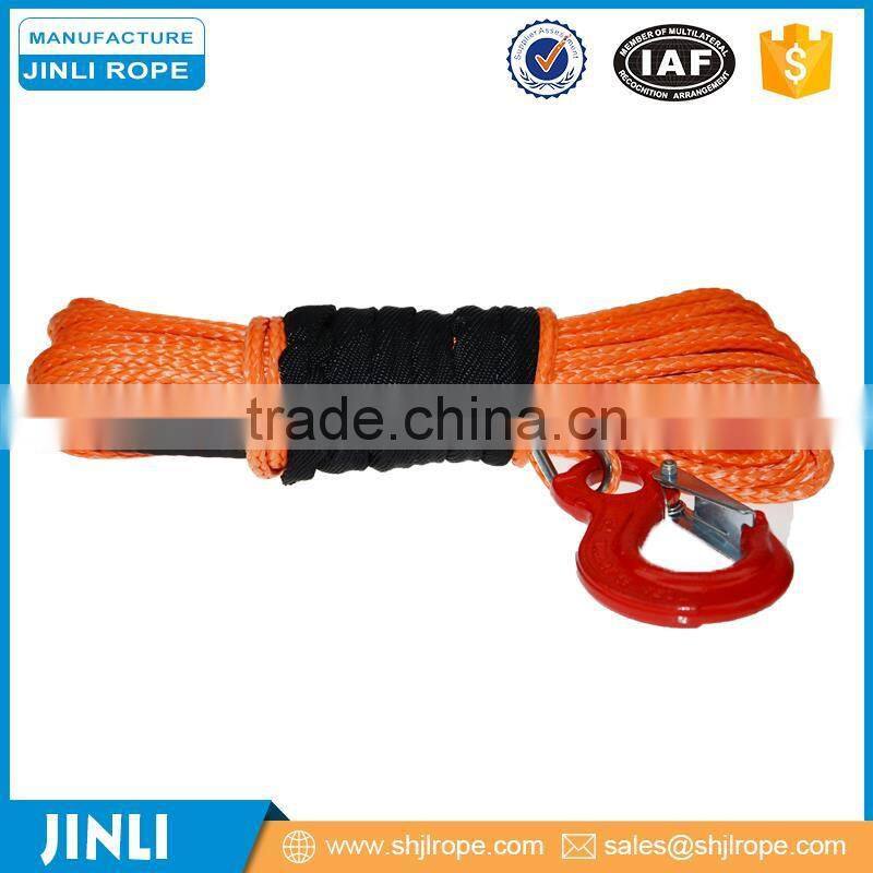 Jinli Rope ATV/UTV/SUV/4X4/4WD Synthetic Winch Rope 12-Strand Braid UHMWPE Cord