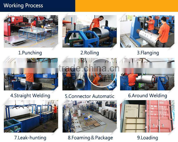 Welding robert solar commercial water heater