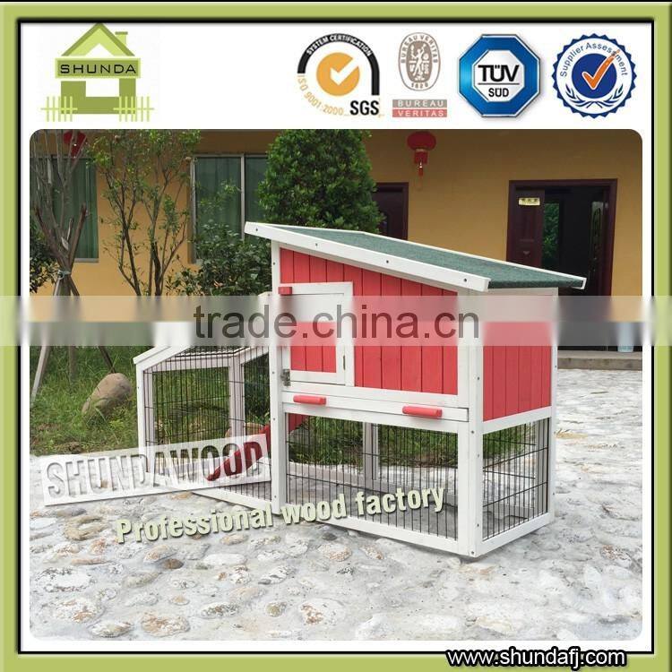 SDR022 wholesale Wooden rabbit hutch factory