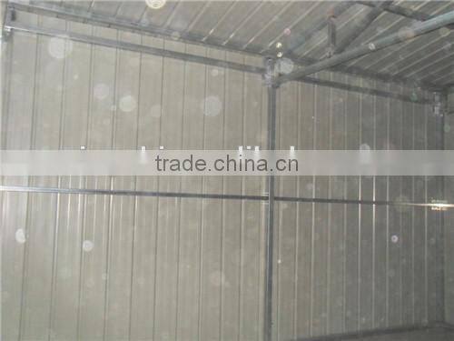 Metal garage with galvanized steel frame carport