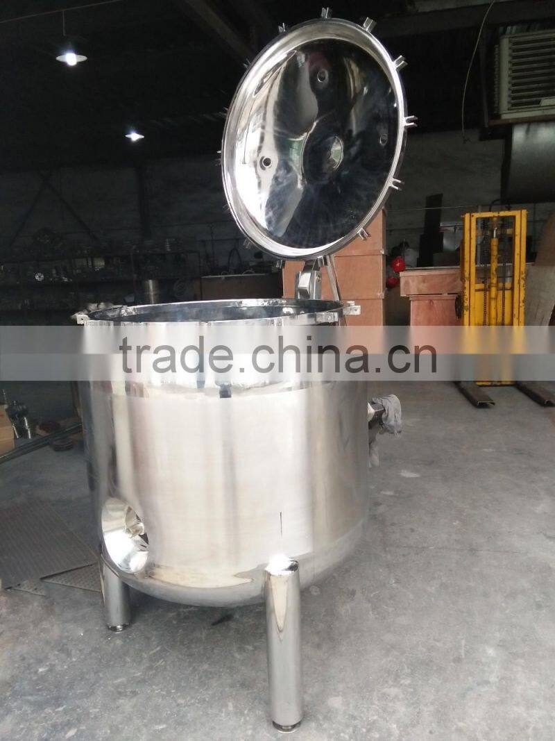 Stainless steel pressure cooker/steam boiler steel equipment