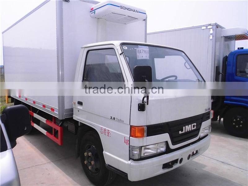 Hot sale JMC 5ton refrigerated cold room van truck