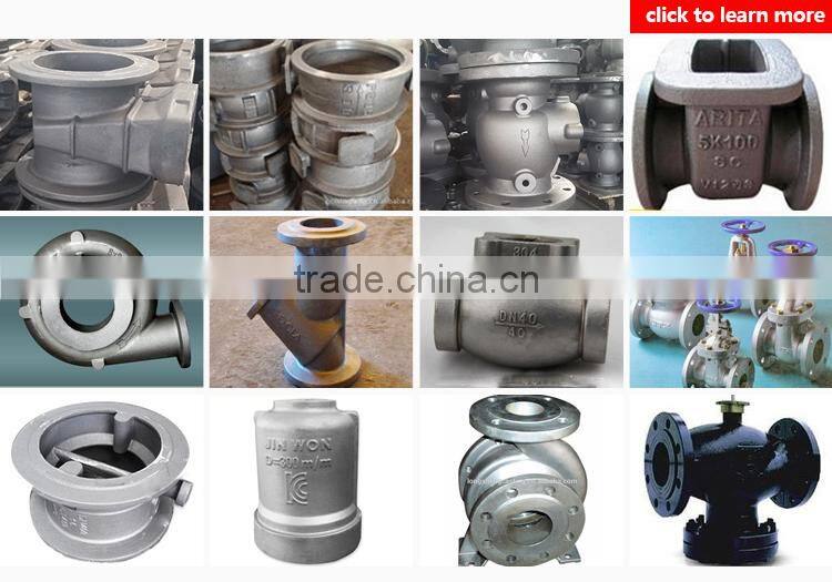 nodular cast iron valve housing / ductile iron valve body castings