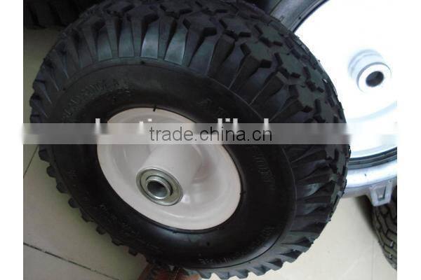10 inch inflatable pneumatic rubber wheel 4.10/3.50-4