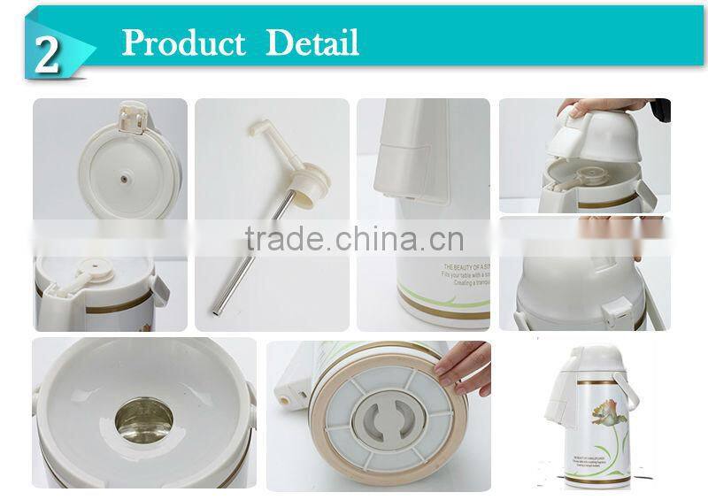 Glass inner adjustable nose design convenient to open the cap vacuum insulated thermos air pot(AGUQ-M)