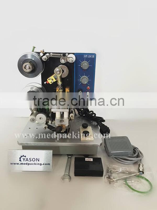 Hot stamp coding machine, ribbon coding machine,date printer on bag/film/paper sheet automatic printing