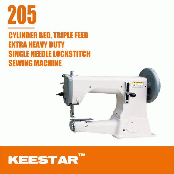 Keestar 205 walking foot heavy duty overlock sewing machine