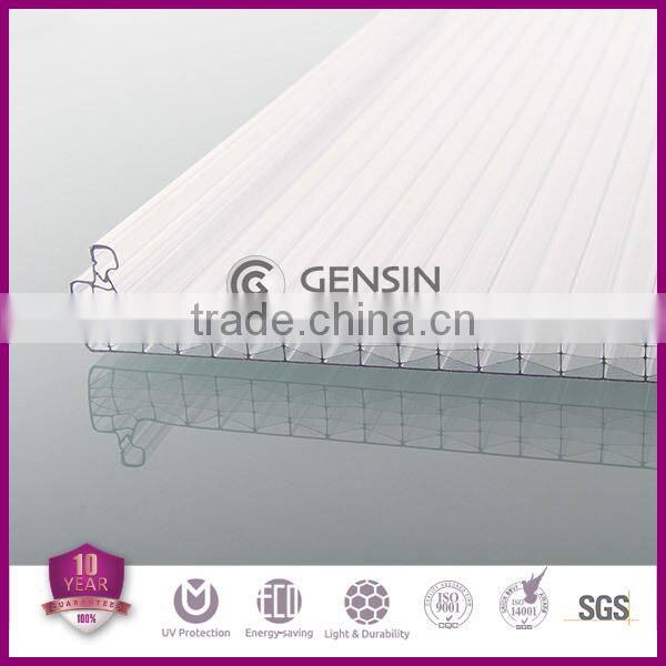 12-18mm 100% Leakage Proof Polycarbonate Sheet/Polycarbonate System for Curved Roof