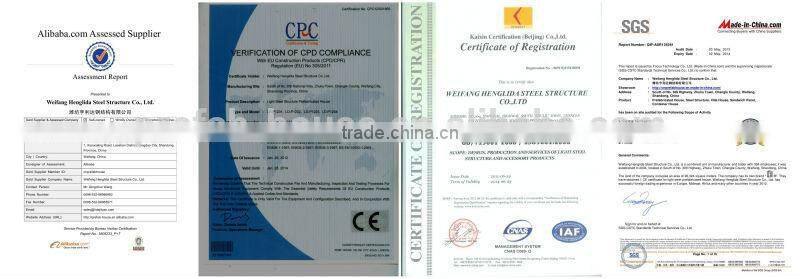 fast construction steel structure prefab house prefab villa