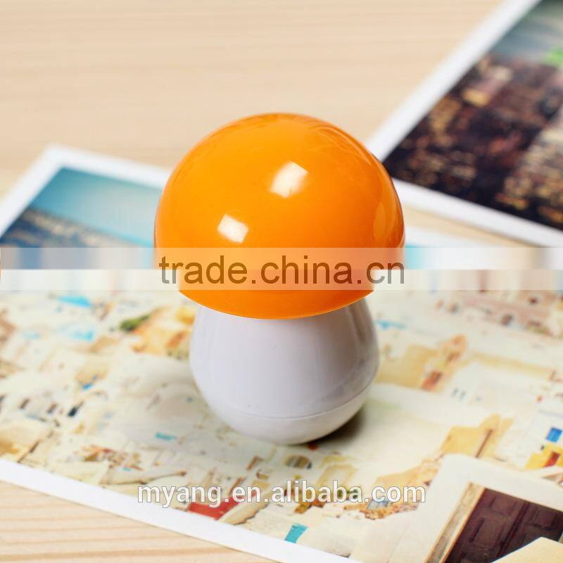 Advertising mushroom ball pen/printing own logo plastic ball pen/promotion ball pen