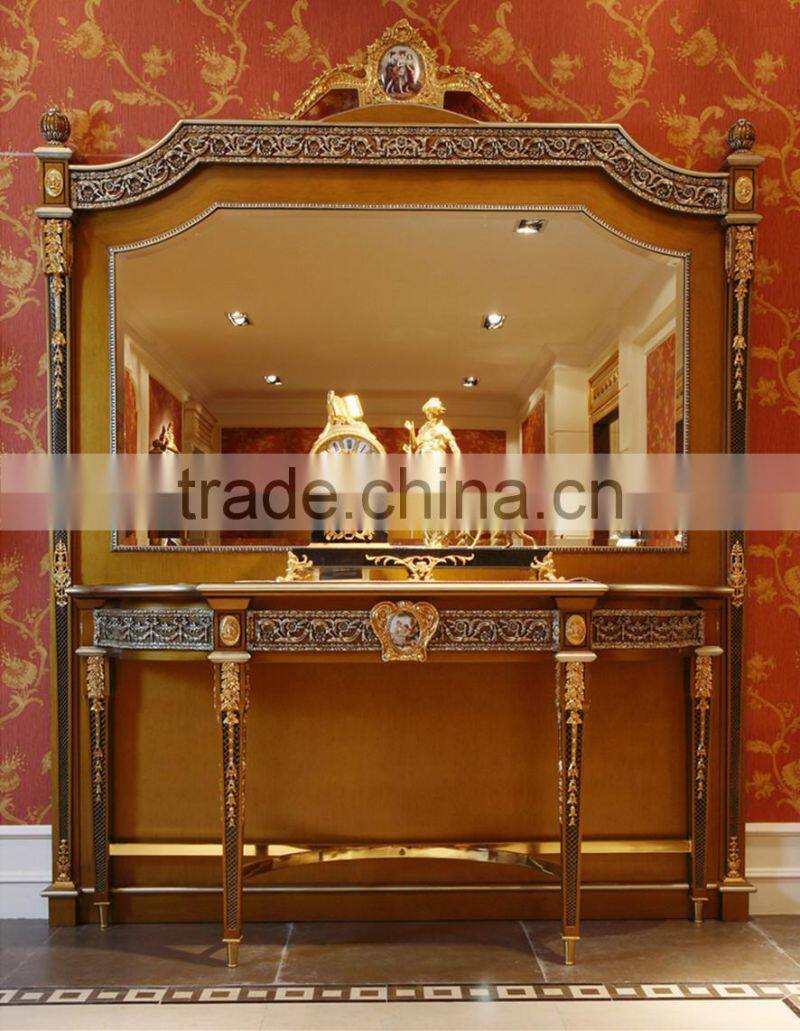 Luxury French Louis XV Style Golden Stuy Room Bookcase/ Palace Fancy Wood Carved Display Cabinet/ Antique Glass Showcase