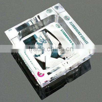 exotic background crystal decorative modern ashtray