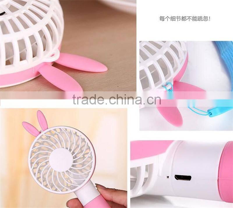 CT-740 The new mini USB charging fan Cartoon charging fan small handheld Outdoor Garden small fan