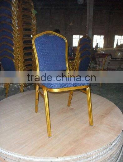 Commercial furniture cheap aluminium Padded stackable chair FD-865-8