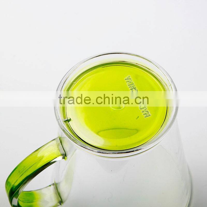 4-color bottom spray colored fashion drinking plastic cup