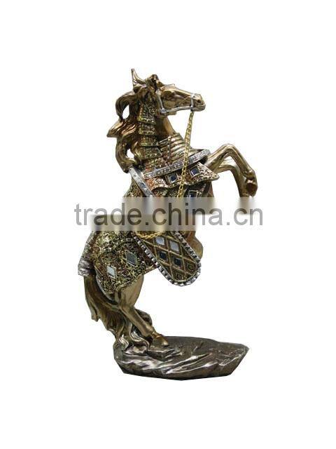 2014 new decorative resin horse sculpture