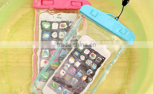 Waterproof phone bag strong sealing fluorescent bag