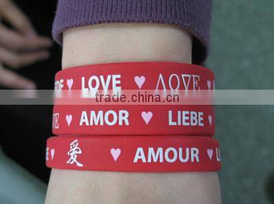 customized funny silicone wristband