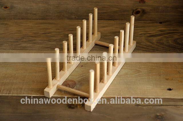 Popular antique decorative Wooden dish rack