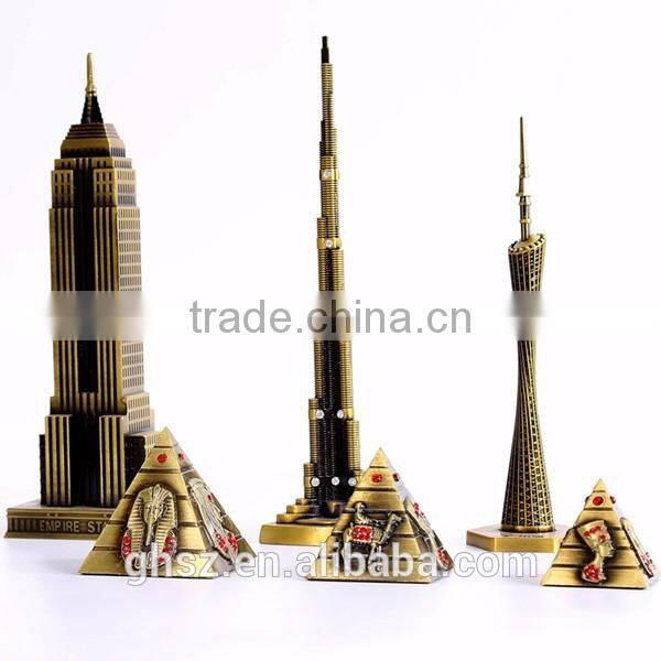 Wholesale custom resin famous buildings scale architectural models
