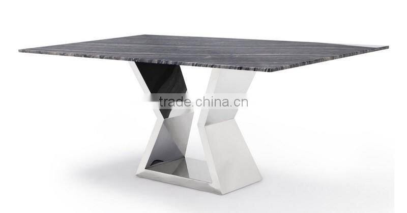 FF-071 factory price stainless steel dining table base metal furniture legs