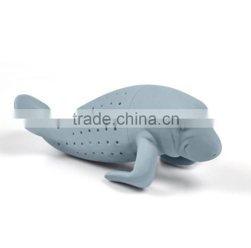 silicone manatee tea infuser