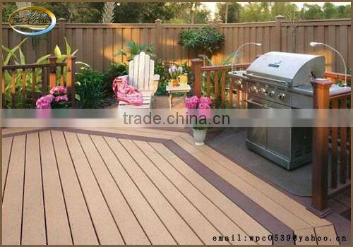 New WPC composite decking ,waterproof deck flooring, wpc floor/decking/board 140*21mm , color tiles for flooring