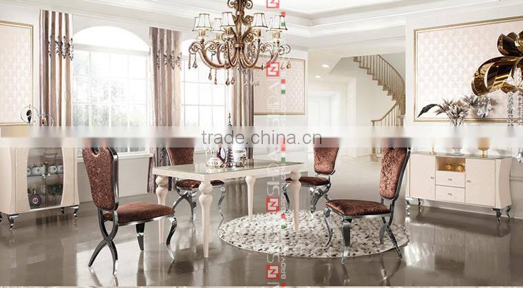 2014 marble top dining table, artificial marble dining tables, marble dining table and chairs LV-A803