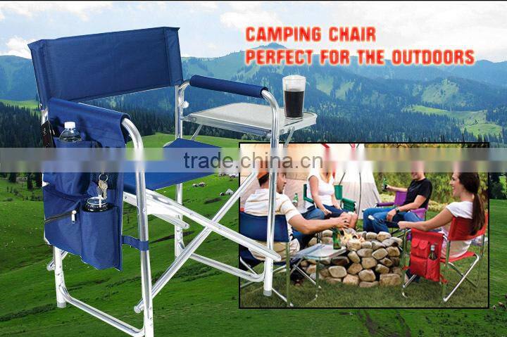 Outdoor metal frame director chair for camping picnic