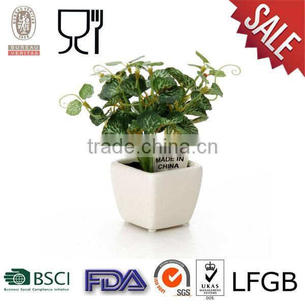 Square Melamine Flower Pot with colorful design
