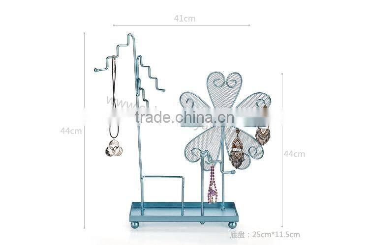 Windmill design metal jewelry display stand