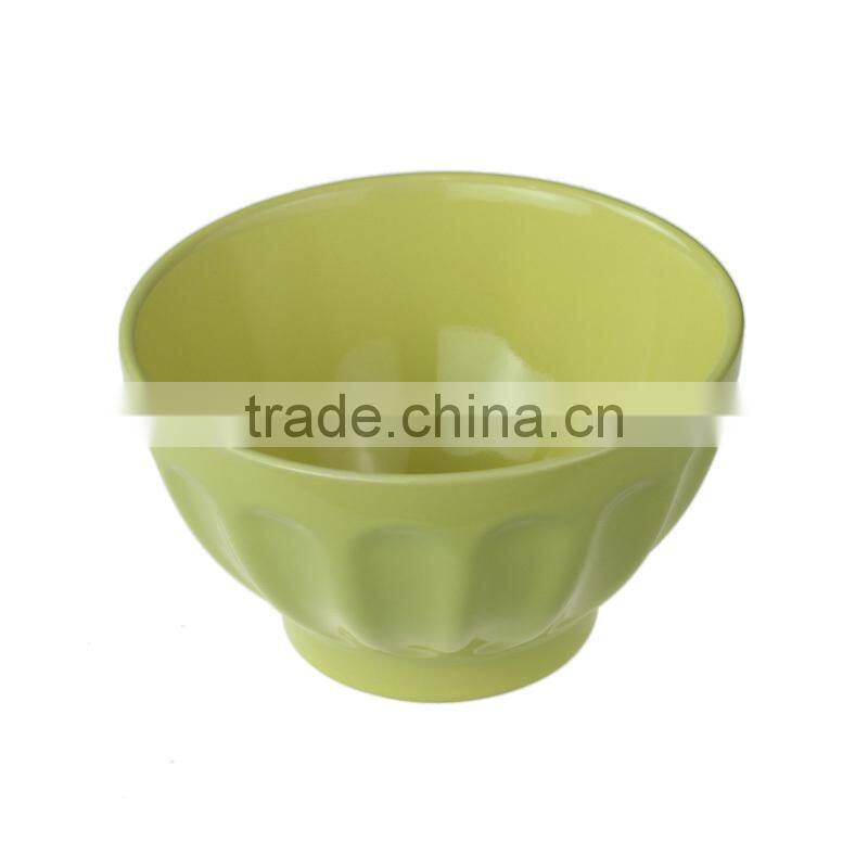 Ceramic cheap color cheese bowl