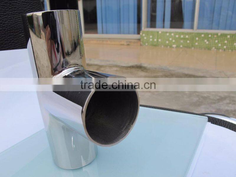 stainless steel pipe accessories 3 way stainless steel elbow