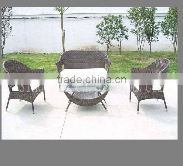 Outdoor PE Rattan Chair with Table Furniture Set AK1047