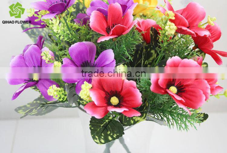High quality artificial flower bouquet decorative flower bouquet landscaping flowers for wholesale