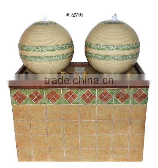 high quality wholesale home decor led water founatin frp tube