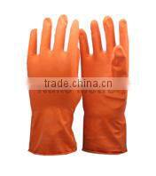 NMSAFETY thick purple rubber gloves household latex work gloves spray flock