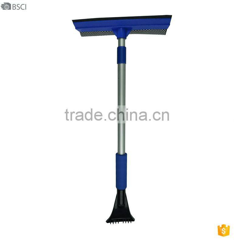 3 in 1 aluminum handle wiper squeegee for floor, window squeegee with rubber wiper