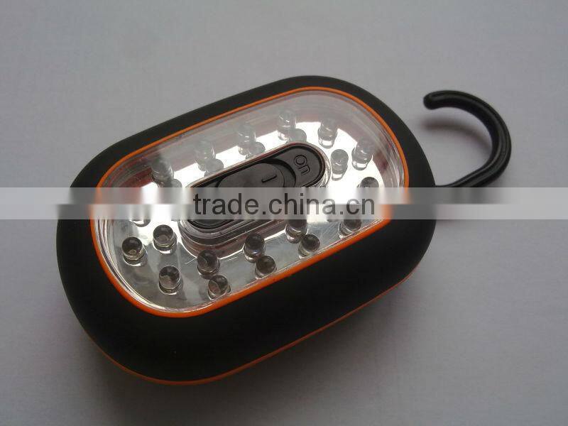 with aaa battery 24 super bright led mini portable work light with hook